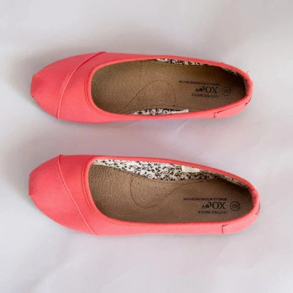 XO  LOV | BALLET FLATS | Pink canvas | 9 - Picture 3 of 5